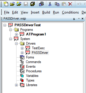 The driver will be added to the project